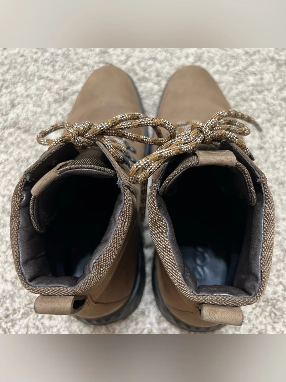 ECCO ST.1 Hybrid Lite Nubuck Leather Boot Goretex in Cocoa Brown Size EU 42 US 8